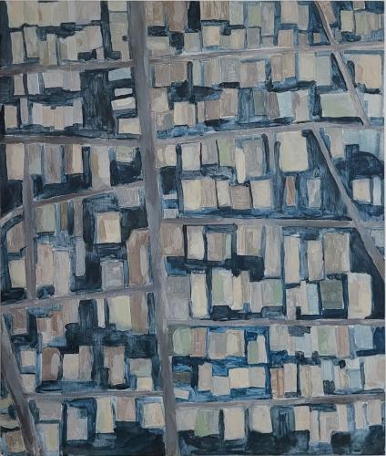 ©Mona Radziabari, 33days and 13 hours, Acrylic on wood, 60x50cm,2023